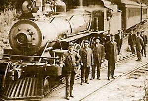 Skunk Train in 1911